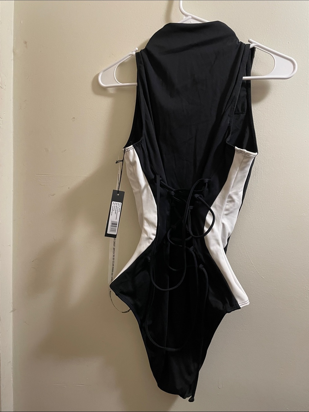 Ta3 women’s Black & White One-Piece Swimsuit - Picture 5 of 5